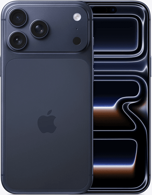 iPhone 17 Pro Max Blu i Erret